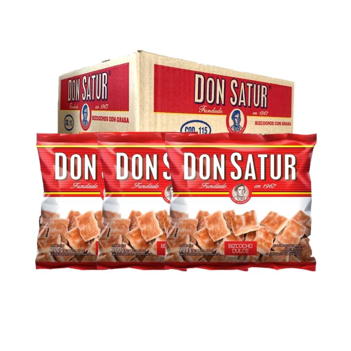 Galletitas DON SATUR Bizcocho Agridulce x 30u.